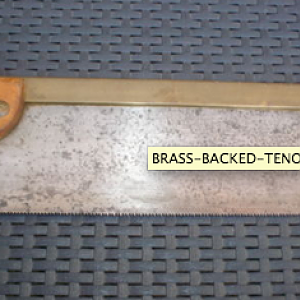 W Tyzack & Turner back saw Rear Handle