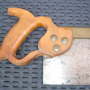 W Tyzack & Turner back saw Rear Handle